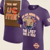 WWE RAW CM Punk challenges John Cena Jersey Front And Back Image