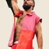 WWE Raw 2025 Seth Rollins Leather Vest Front Image