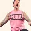 WWE Raw CM Punk Pink Top Front Image