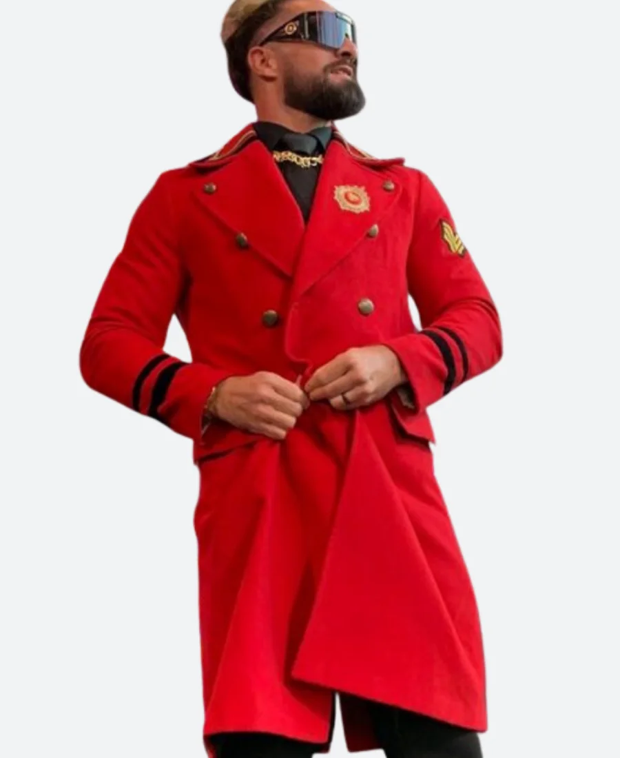 WWE Raw Kickoff Seth Rollins Trench Coat