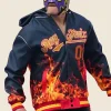 WWE SummerSlam 2025 Rey Fenix Hooded Jacket Front Image