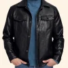 WWE Wrestlepalooza Triple H Leather Jacket Close Image