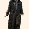Wake Up Dead Man 2025 Mila Kunis Black Coat Image