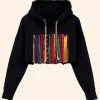 Wednesday Enid Sinclair Embroidered Hoodie Front Image