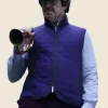 Wednesday S02 Barry Dort Purple Quilted Vest Front Image