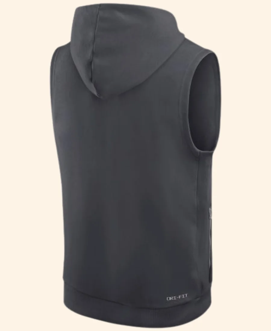 Xavier McKinney Packers Sideline Hoodie Back Image