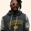 Xavier McKinney Packers Sideline Hoodie Front