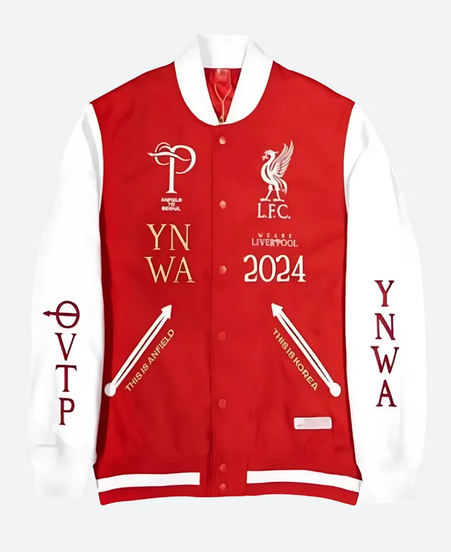 YNWA X Liverpool FC Varsity Jacket