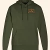 Yellowstone Dutton Ranch Green Hoodie Front Image