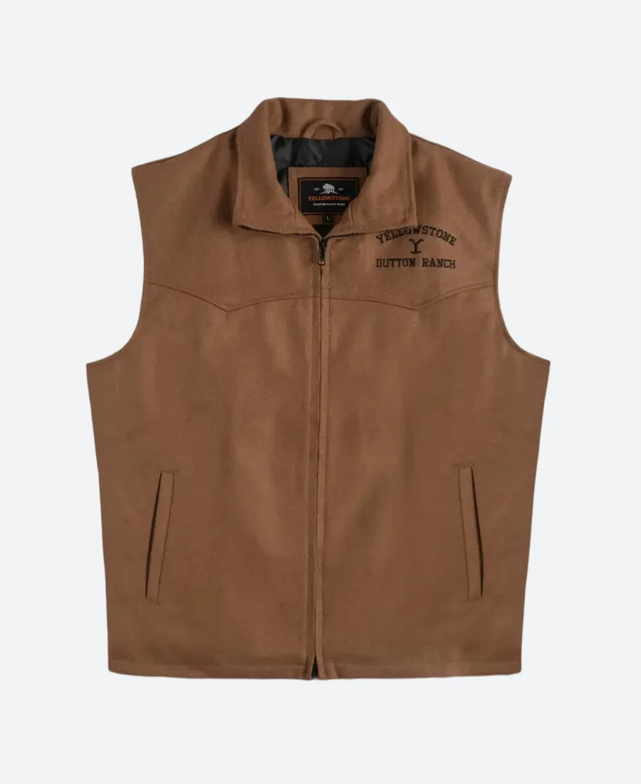 Yellowstone John Dutton Wool Vest