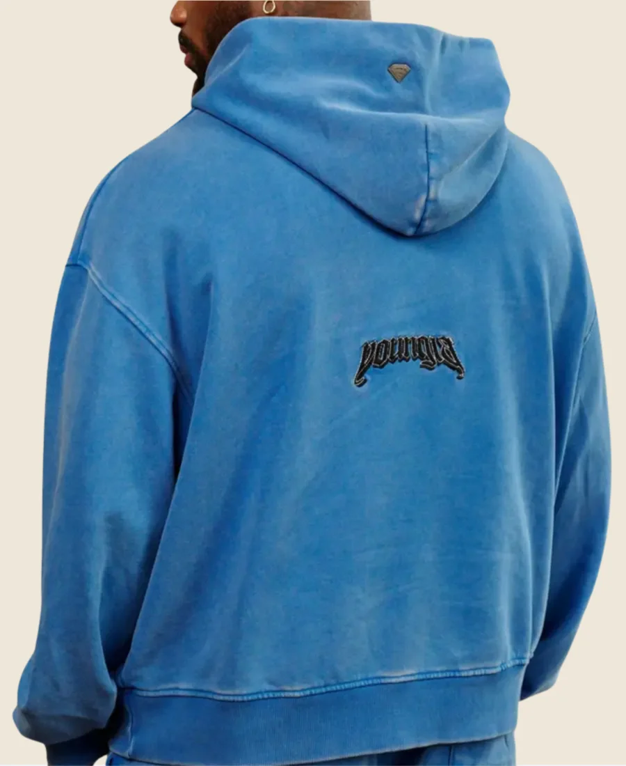Youngla Superman Hoodie Back Image