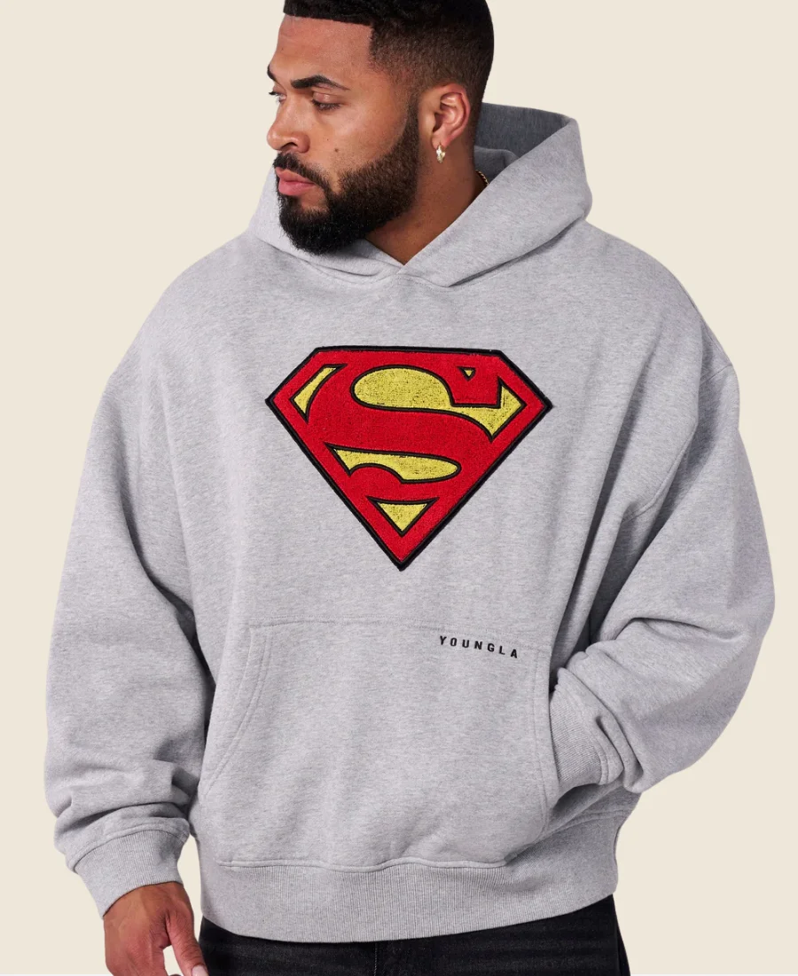 Youngla Superman Hoodie Front