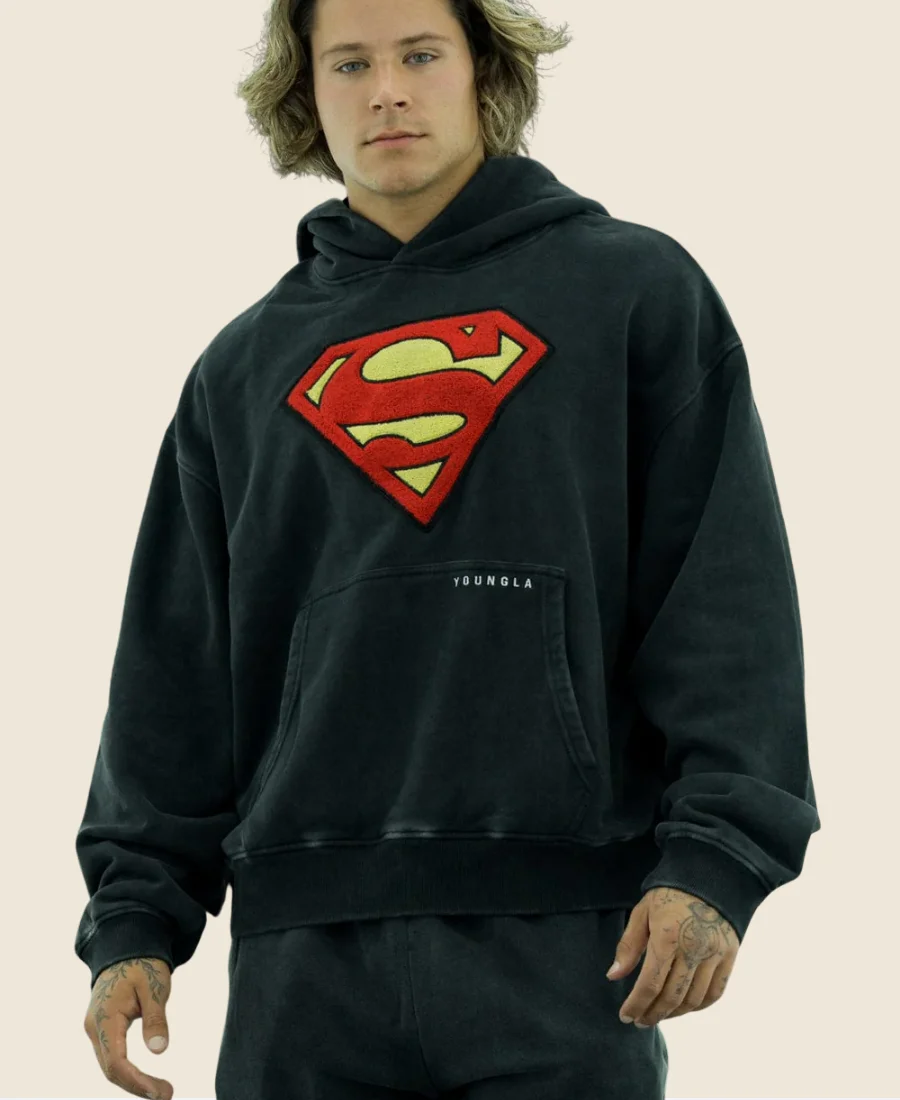 Youngla Superman Hoodie Front Image