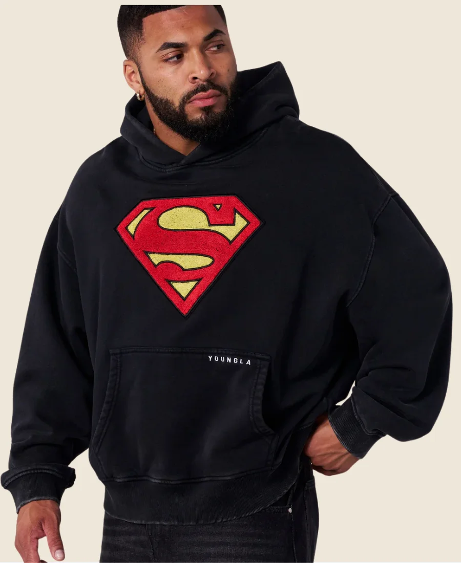 Youngla Superman Hoodie Front